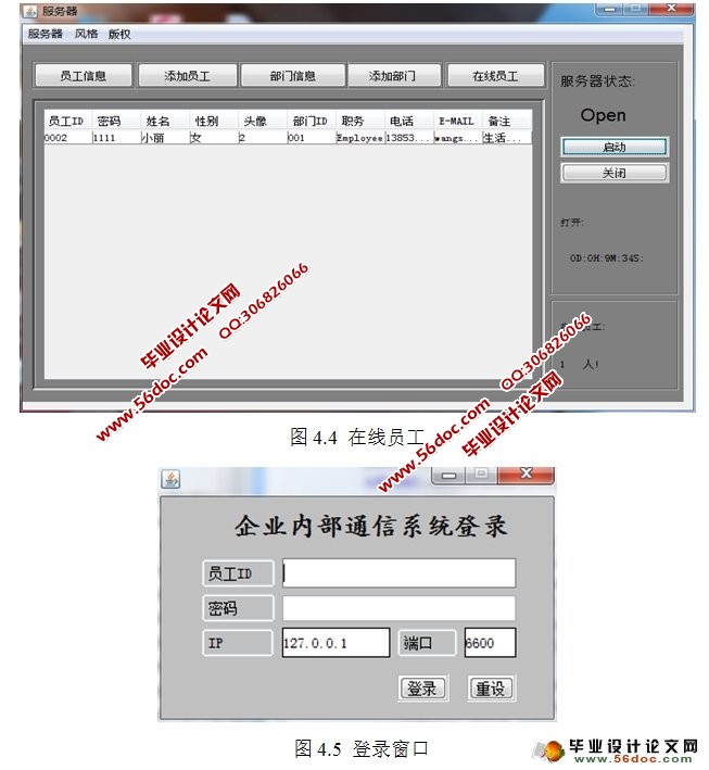 ��ҵ�ڲ���ʱͨ��ϵͳ����뿪��(Java,C/S,Oracle)