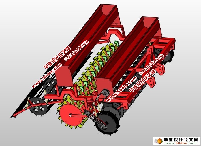 新型小麦联合播种机的设计(农业机械(含cad图,solidworks三维)