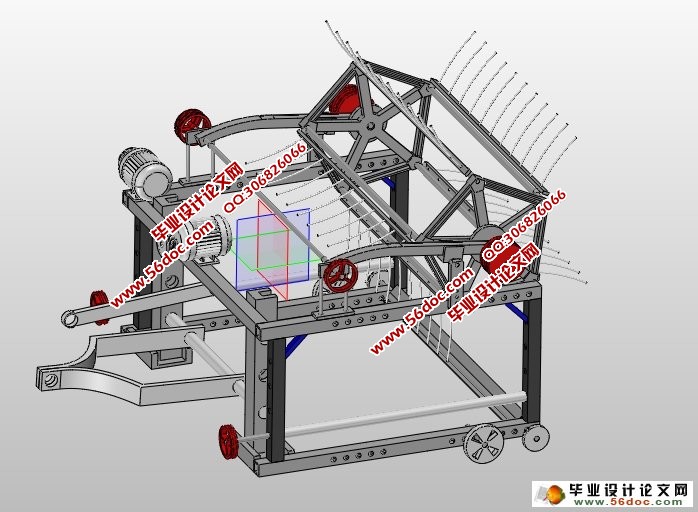 组合式棉秆收获机的设计(农业机械)(含cad图,solidworks三维)