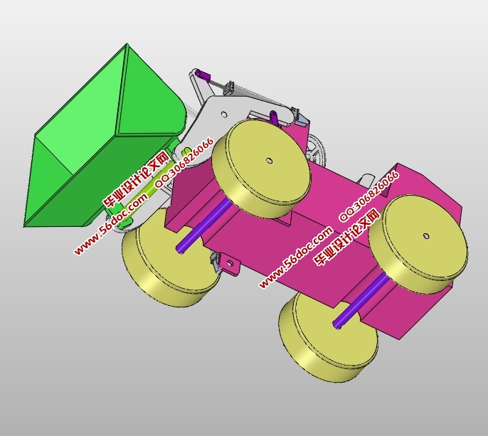 solidworks装配体图纸,SolidWorks装配图 轮式装载机的设计(含cad零件装配图,solidworks三维图