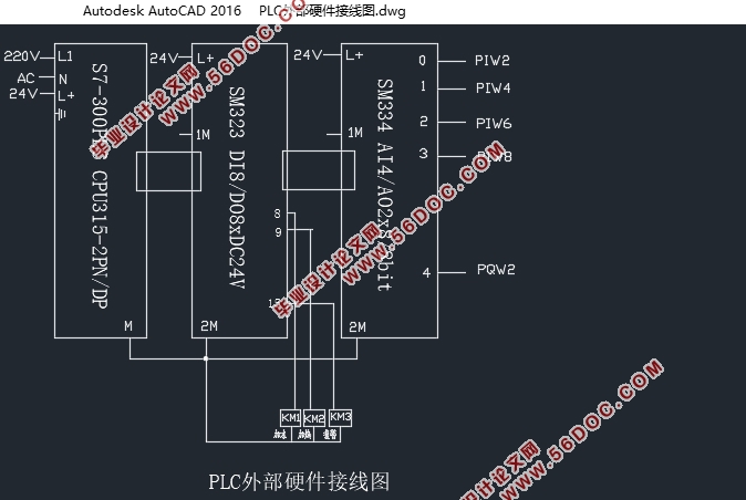��Ӧ��S7-300PLC����ϵͳ���(��PLC����,����ͼ)